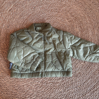 特价清仓 出口西班牙女童菱格薄棉衣衬衫领外套夹克 休闲上衣