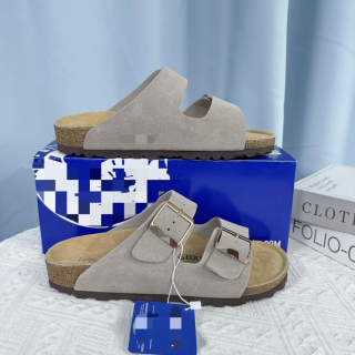 外贸源单拖鞋勃肯凉鞋男女简约休闲外穿情侣沙滩鞋复古露趾外贸鞋