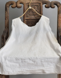 忆古/原创亚麻文艺大码全棉纯色百搭背心无袖打底外穿素衣禅意