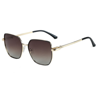 PS33407 时尚大框金属太阳镜潮流男女款偏光墨镜个性显瘦出行眼镜