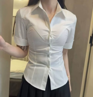 纯欲风jk制服收腰衬衫甜辣学院风原创长袖短裙套装显瘦辣妹上衣女