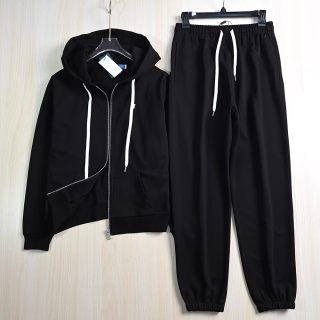 思琪女装257/10 运动休闲圈棉连帽开身卫衣松紧高腰卫裤套装