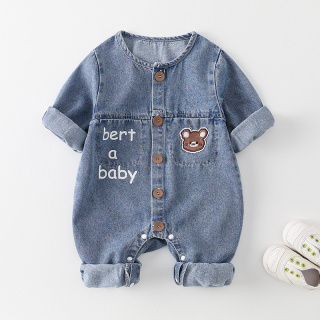 Baby rompers2026，新款，春秋，可爱，新生儿，外套，婴儿夹克，爬行连身衣，婴儿连身衣