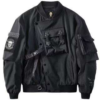 Весенний и осенний пилотный пиджак мужской oversize функциональный пиджак мужской сюртук