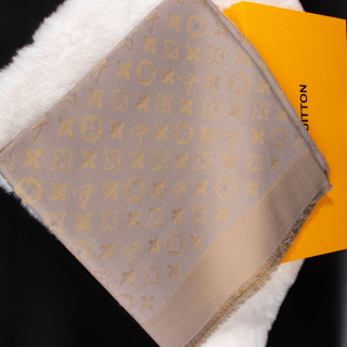 正确的版本，经典的大型方巾140×140金和银线，妇女的夏季空调的围巾，丝巾