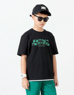 Детская одежда Корейская новая детская одежда Спортивный с короткими рукавами