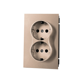 Soft Touch金色欧规插座欧标开关面板розеткa TUV Ce认证