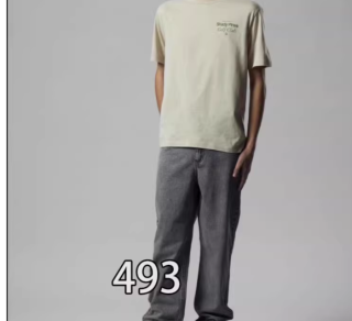 140-164欧美风格阔腿休闲牛仔裤男童女童100/mian