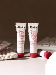 护出娇嫩手！Melvita蜜葳特玫瑰护手霜滋润手部改善干燥粗糙10ml