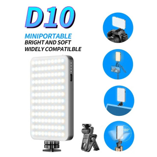 手持rgb补光灯迷你便携摄影灯自拍手机led补光灯口袋小型方形打光