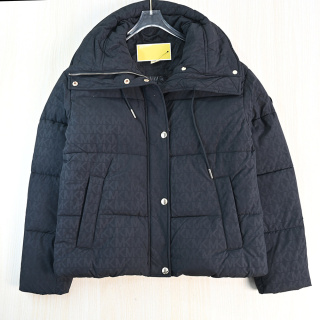 思琪女装261/22 美M系 满字母短款立领棉服百搭保暖夹克棉服外套