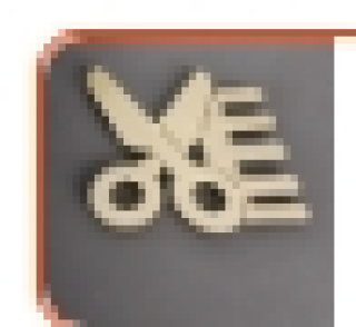发廊酒店饭店图形标志装饰墙贴 时尚3D亚克力镜面装饰创意墙贴