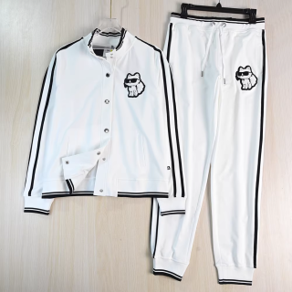 思琪女装263/12 美系K尔休闲运动撞色织带立领卫衣卫裤套装