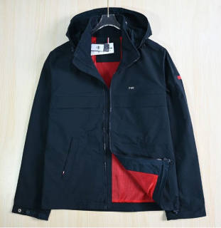 男装好货 252/17 美汤系 春季防泼水可隐藏收纳帽休闲夹克外套