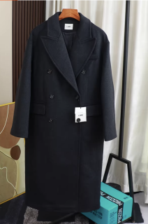 【俄罗斯订单~羊毛+羊绒-厚实保暖】秋冬女士长款双面呢毛呢大衣