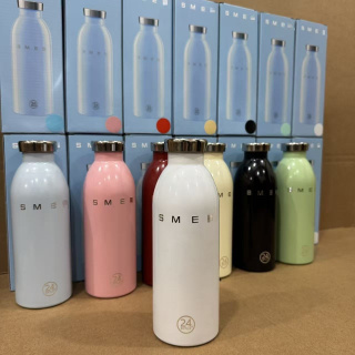 厂家直销现货SMEG斯麦格大容量304不锈钢保温瓶高颜值小口瓶便携