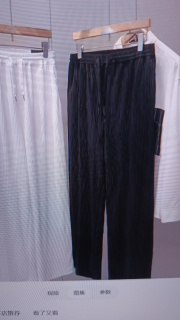 外贸出口欧洲时尚潮牌 男士褶皱时尚垂感雅痞宽松休闲裤 9561